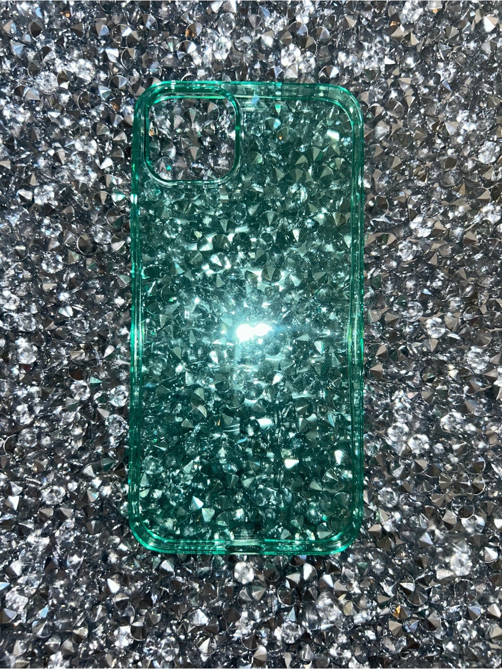 iPhone 15 plus Clear Teal Protective Phone Case - Teal